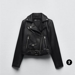 Zara leather jacket